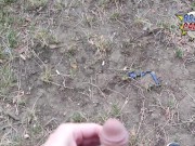 Risky Fuck Doing It Outside (Golden Rian, BJ & Public Fuck) 1/16