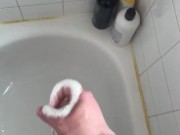 Quick cum in the shower