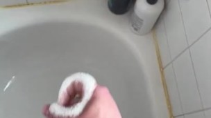 Quick cum in the shower