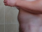 In the Shower at Friends house 2/16