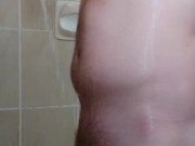 In the Shower at Friends house 4/16