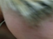 slutty blonde goes from BJ to doggy style fucked hard by bbc 2hot 1/16