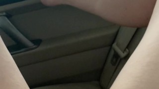 Horny and desperate to cum during long car ride