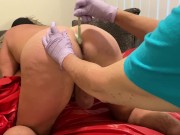 Sub getting Brazilian waxing part 3 2/16