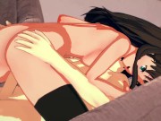 Rin Tohsaka gives a blowjob before taking a facial - Fate Stay Night Hentai 13/16