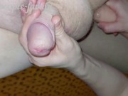 Wife fucks me with dildo until i cum