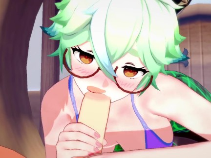 Genshin Impact Hentai - Sacarosa enjoy a lot with Aether