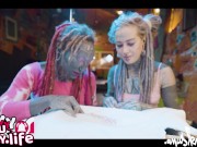 UNBOXING - Our NEW PHREAK XXL dildo - More clips for FREE on YOutube: Kinky Life - SFW, Tattoo 4/16