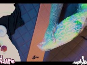 UNBOXING - Our NEW PHREAK XXL dildo - More clips for FREE on YOutube: Kinky Life - SFW, Tattoo 9/16