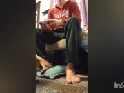 pixieservesHim cock worship while He games : battle with Valkyrie Queen on GOW 7/16