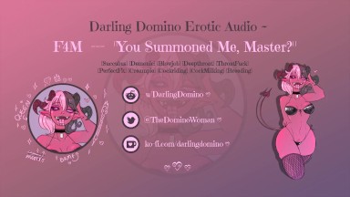 F4M You Summoned Me, Master? - Erotic Audio