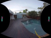 VRHUSH Busty babe Keisha Grey fucks the pool guy 3/16