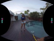 VRHUSH Busty babe Keisha Grey fucks the pool guy 4/16