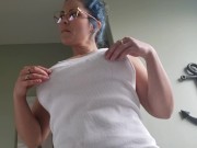 Upskirt Getting Ready For A Bath 11/16