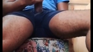 Guy Jerking Off and Cumming Hard!