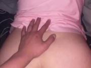 LATINA TAKES THICK COCK DOGGY STYLE BEFORE SUCKING AND RECEIVING CUMSHOT FACIAL 7/16