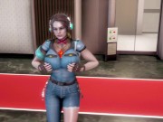 甜心选择2：与吉儿·范伦廷在雨中庭院激情做爱 1/16