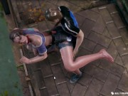 甜心选择2：与吉儿·范伦廷在雨中庭院激情做爱 10/16