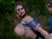 甜心选择2：与吉儿·范伦廷在雨中庭院激情做爱 14/16