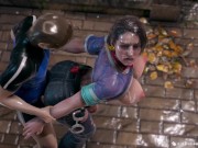 甜心选择2：与吉儿·范伦廷在雨中庭院激情做爱 16/16