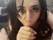 SEXY LATINO CUMSLUT SUCKS BIG THICK COCK AND RIDES IT BEFORE TAKING A HUGE CUMSHOT FACIAL 4/16