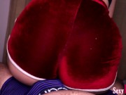 Hot Lap dance in Velvet shorts 3/16