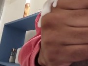 Cum dripping down my dick🥴