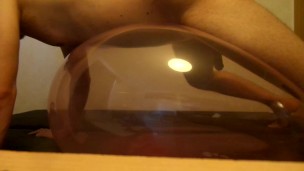 balloon fuck and cum