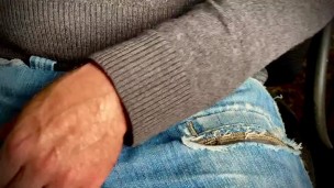 Male Solo Through Jeans