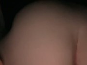 Virgin pussy rides PAINFULLY big dildo and squirts on Snapchat 1/16