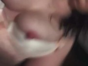 Playing with my tits 12/16