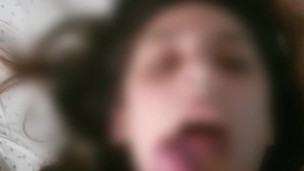 Pedi a ele para encher meu rosto de porra