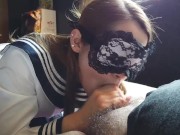 個撮　可愛い制服ギャルの濃厚フェラで口内射精 16/16