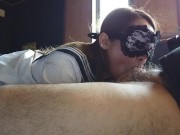 個撮　可愛い制服ギャルの濃厚フェラで口内射精 3/16