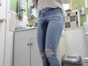 I had to pee while getting ready, so I did 13/16