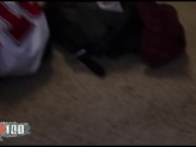 Two horny slut deep fucked by a big black cock 12/16