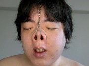 Nose hook masturbation9