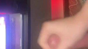 Fuck buddy watching tv