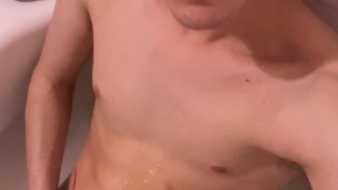Eddie De Luca Pisses On Himself In A Bath