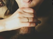 Член между сиськами, минет в рот с окончанием на сосок - моей любимой шлюшке это нравиться 13/16