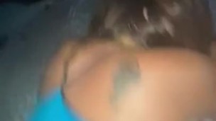Big ass Latina gets pounded in her Reebok classics