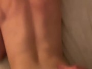 Master pounding my creamy pussy and cumming all over my tight ass 15/16