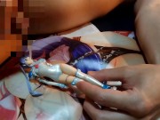 ジブリール美少女フィギュアにぶっかけ顔射【キモオタクの全裸オナニー】 - Screenshot 13 of 16 - Semen