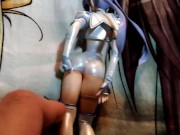 ジブリール美少女フィギュアにぶっかけ顔射【キモオタクの全裸オナニー】 - Screenshot 3 of 16 - Semen