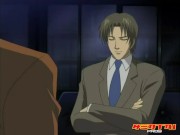 Hentai Pros - Redhead Milf Sucks 3 Guys & Gets Her Pussy Licked & Fucked To Repay Kagami's Money 7/16