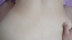 milf gets banged doggystyle and gets cum on ass