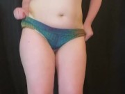 Sexy fat ass PAWG with cute tits electroclash alt club  tease