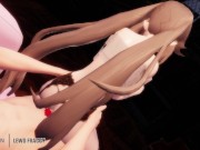 Genshin Impact - Hu Tao Reverse Straddle [4K Uncensored Hentai] 4/16