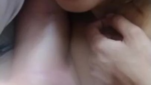 My girlfriend asks me for milk and I give it to her in her mouth