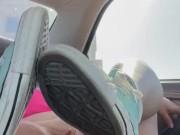 Public play in my car and got caught but finished anyway 16/16